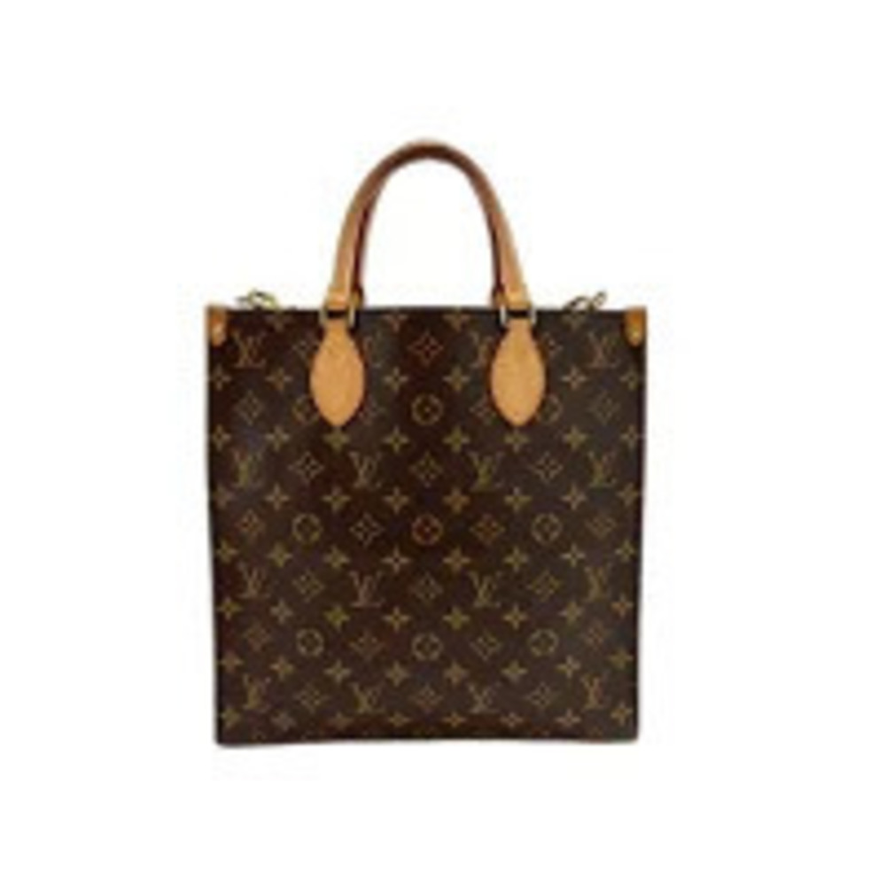 Louis Vuitton Sac Plat Shoulder Bag Brown